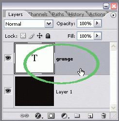 Graphic Identity Tutorials: Grunge Text Effect in Photoshop Action – Part 1